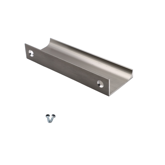 Edge Grip Profile Handle 96mm (116mm total length) - Brushed Steel