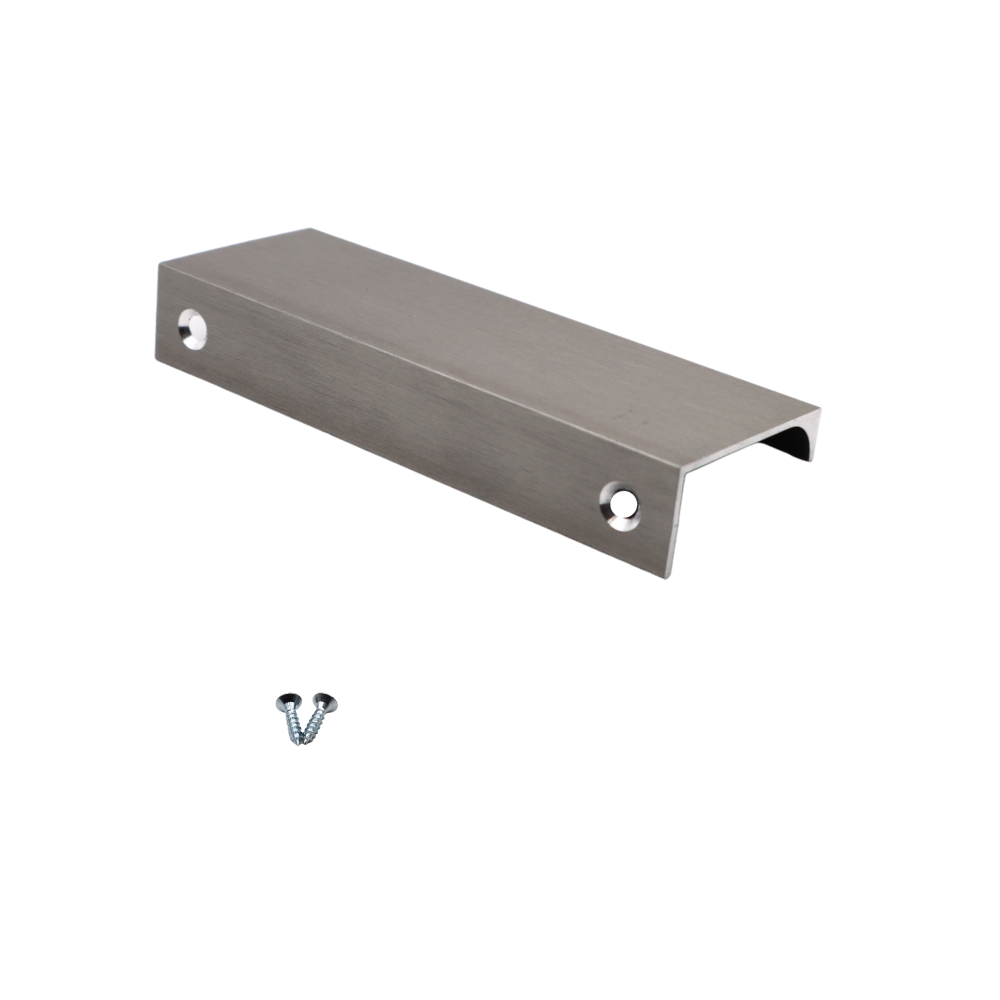 Edge Grip Profile Handle 96mm (116mm total length) - Brushed Steel