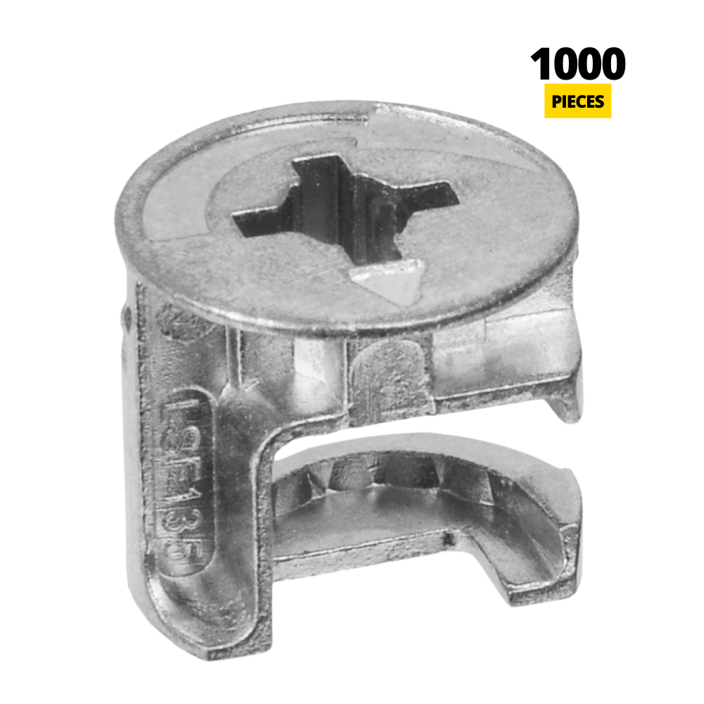 Furniture cam lock 15mm, a=9.0mm (1000 pcs)