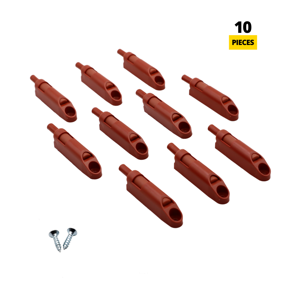 Soft-Close Cabinet Door Damper + Adapter (10 pcs)