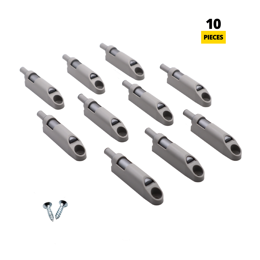 Furniture Damper - Grey - 10 pcs