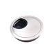 Metal Cable Grommet 60mm - Brushed Steel
