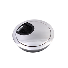 Metal Cable Grommet 60mm - Chrome