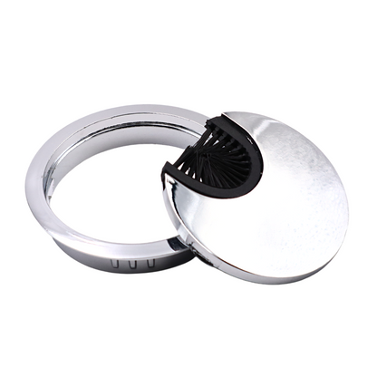 Metal Cable Grommet 60mm - Chrome