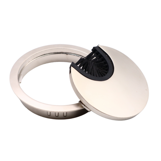 Metal Cable Grommet 60mm - Satin