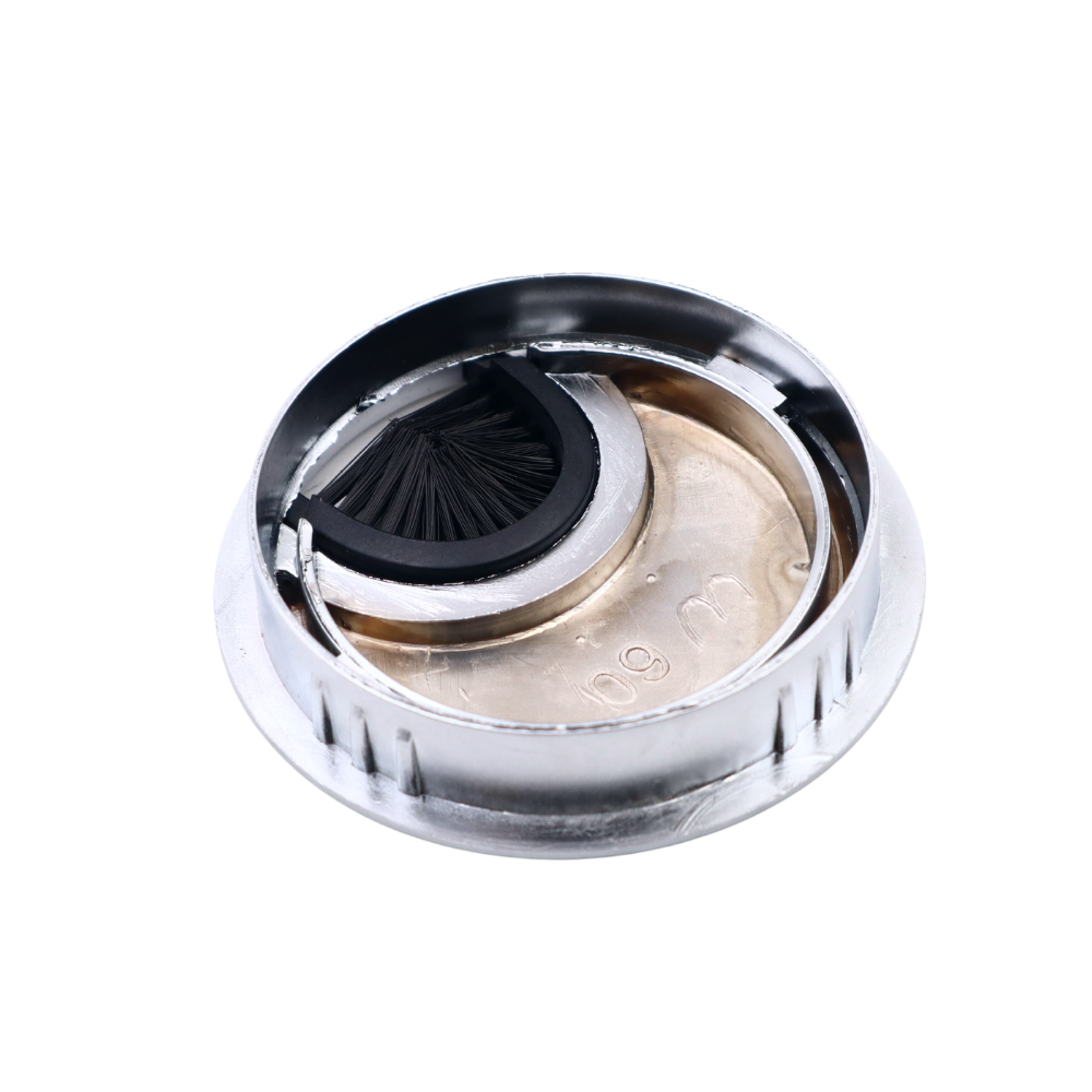 Metal Cable Grommet 60mm - Silver