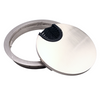 Metal Cable Grommet 80mm - Brushed Steel