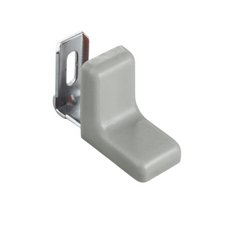 Metal Furniture Angle with Plastic Cover - Light Grey