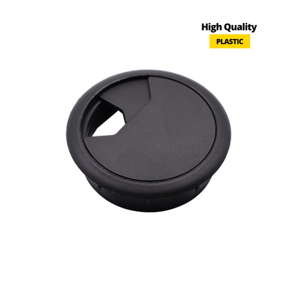 Plastic Cable Grommet Ø60mm, Black (2) – Furnica