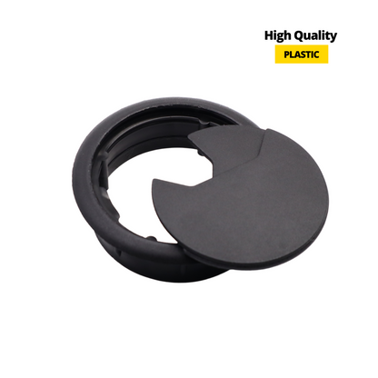 Plastic Cable Grommet Ø60mm, Black (4) – Furnica
