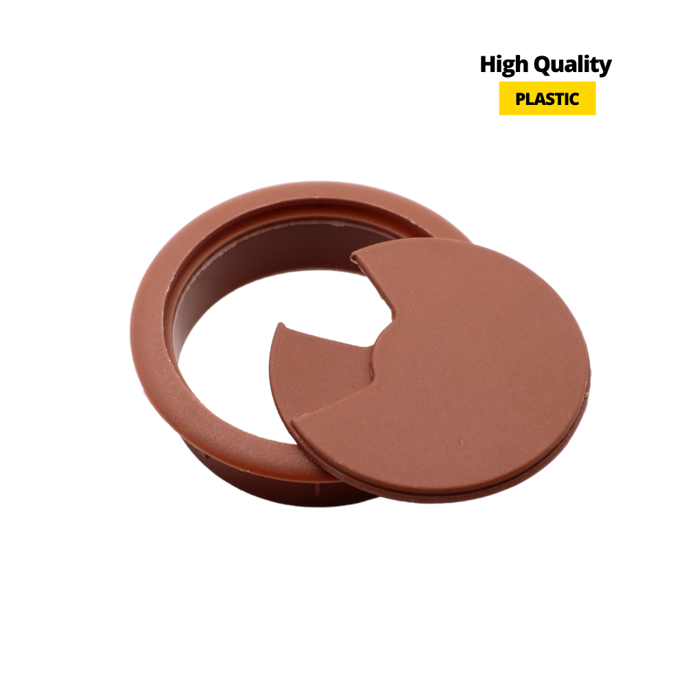 Plastic Cable Grommet Ø60mm, Brown