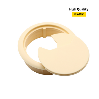 Plastic Cable Grommet Ø60mm, Creme