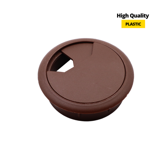 Plastic Cable Grommet Ø60mm, Dark Brown