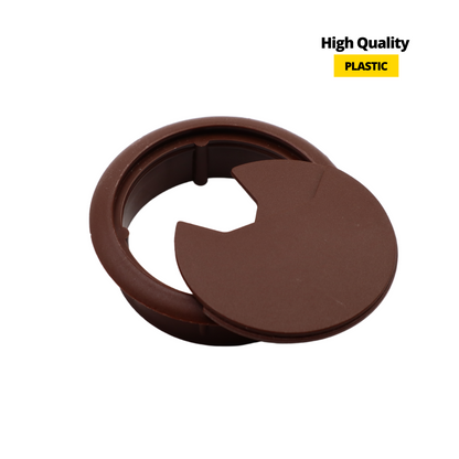 Plastic Cable Grommet Ø60mm, Dark Brown
