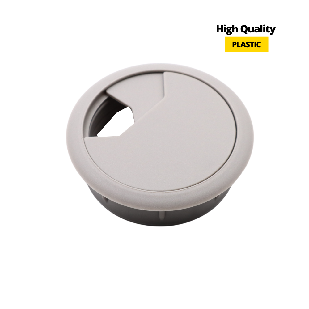 Plastic Cable Grommet Ø60mm, Grey (2) – Furnica