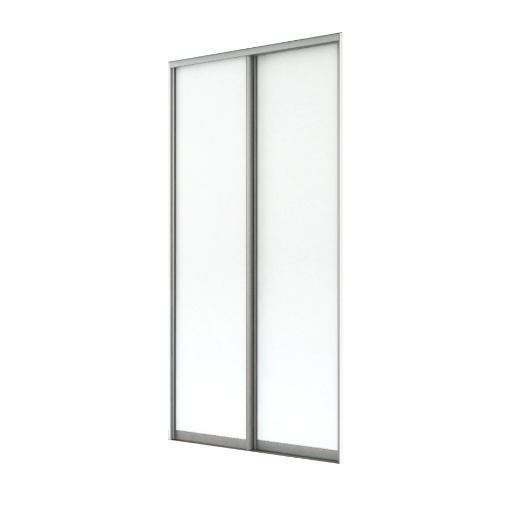 2x Sliding Wardrobe Doors - H: up to 2750mm W: 1200mm - MFC White
