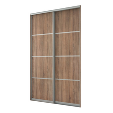 2x Sliding Wardrobe Doors - H: up to 2750mm W: 1800mm - MFC