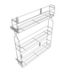 Pull Out Storage Baskets 15cm Soft-Close Mini Cargo - 3 Shelves - Chrome – Furnica