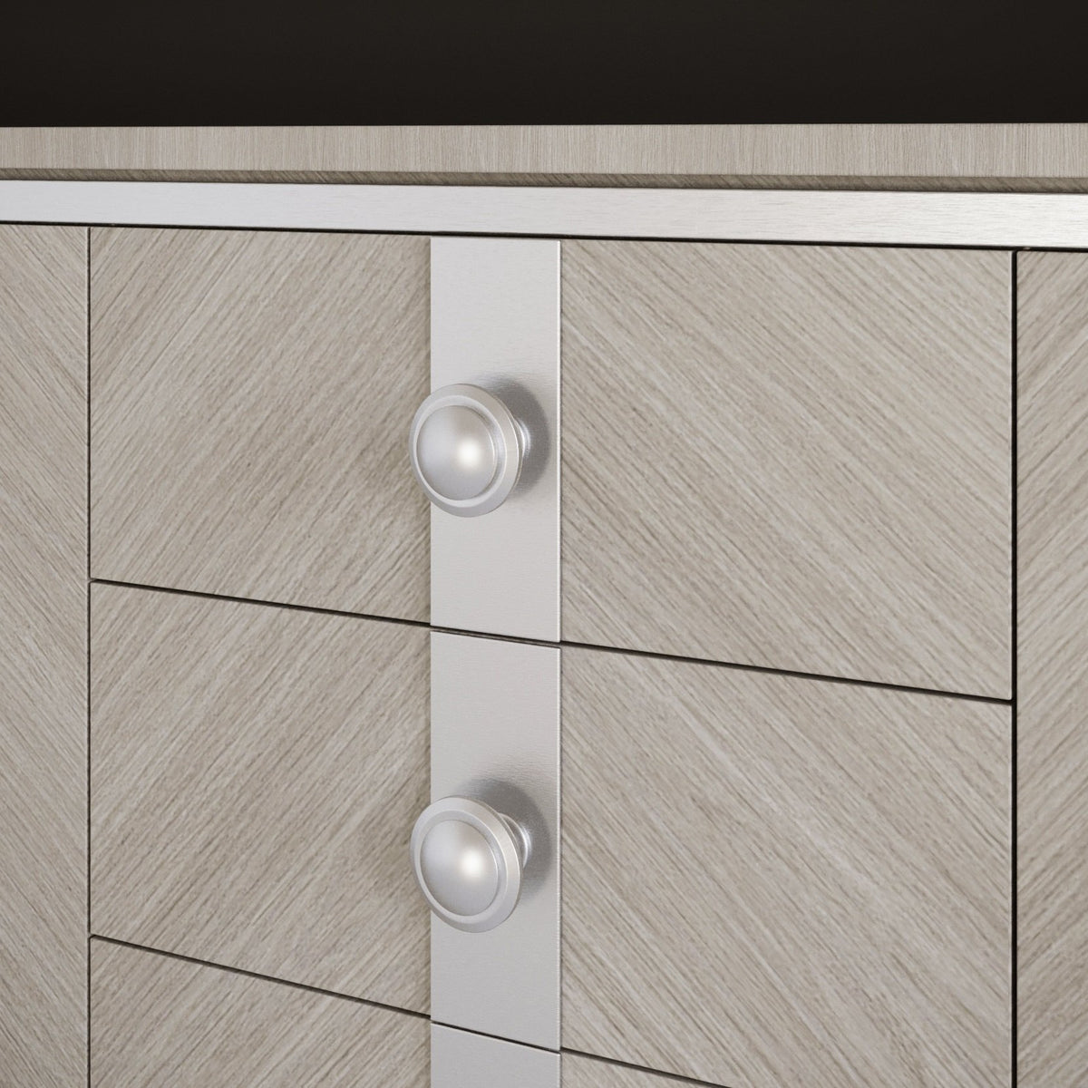 Round Cabinet Knob - Brushed Steel (18) – Furnica