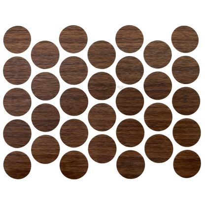 Screw cover caps Self-Adhesive - Italian Walnut 18mm – Furnica