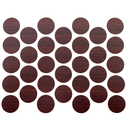 Screw cover caps Self-Adhesive - Mahogany 18mm – Furnica