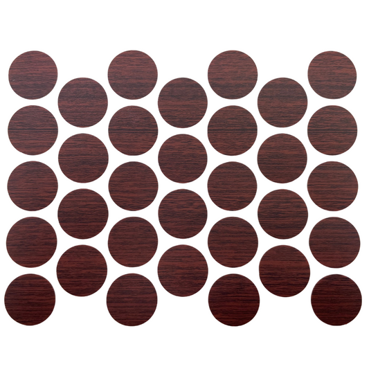 Screw cover caps Self-Adhesive - Mahogany 18mm – Furnica