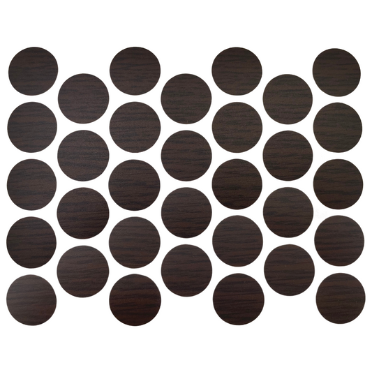 Screw cover caps Self-Adhesive - Venge 18mm