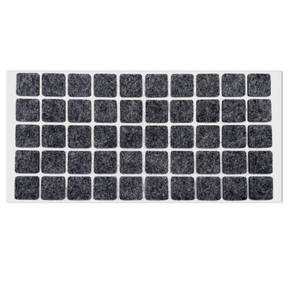 Self-Adhesive Felt Pad 20x20mm Grey