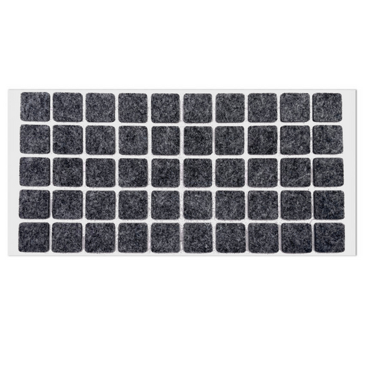 Self-Adhesive Felt Pad 20x20mm Grey