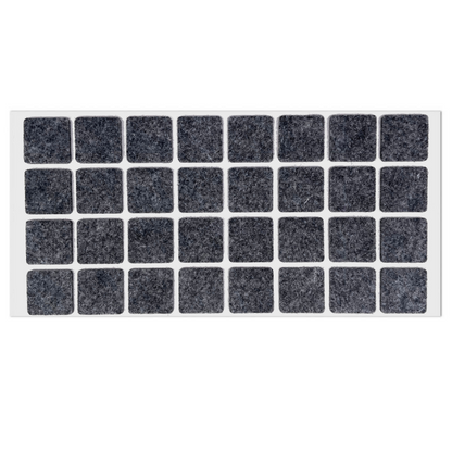 Self-Adhesive Felt Pad 25x25mm - Grey