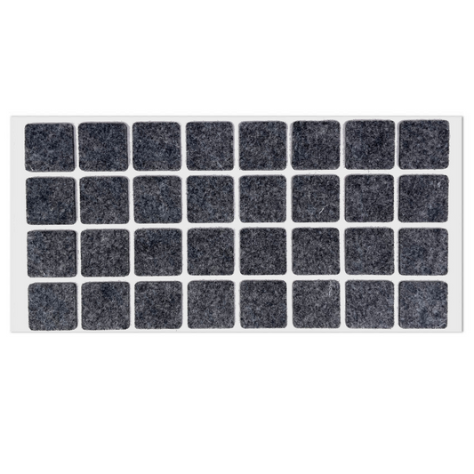 Self-Adhesive Felt Pad 25x25mm - Grey