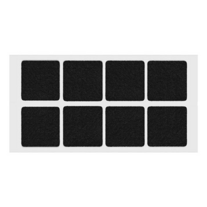 Self-Adhesive Felt Pad 50x50mm Black