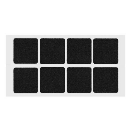 Self-Adhesive Felt Pad 50x50mm Black