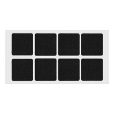Self-Adhesive Felt Pad 50x50mm Black