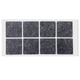 Self-Adhesive Felt Pad 50x50mm Grey