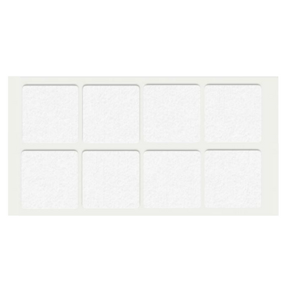Self-Adhesive Felt Pad 50x50mm White