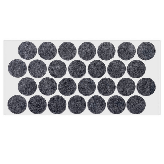 Self-Adhesive Felt Pad Ø28mm Grey