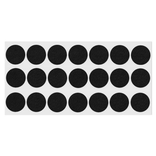 Self-Adhesive Felt Pad Ø30mm Black