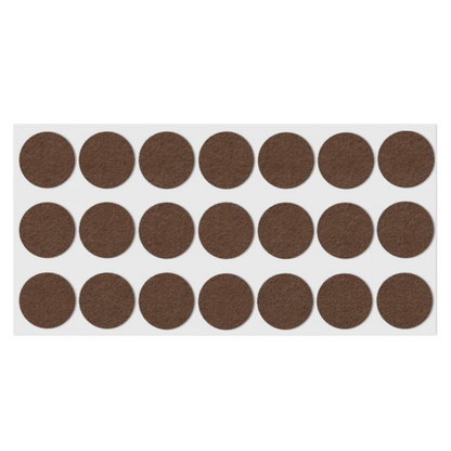 Self-Adhesive Felt Pad Ø30mm Brown