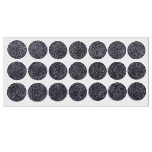 Self-Adhesive Felt Pad Ø30mm Grey
