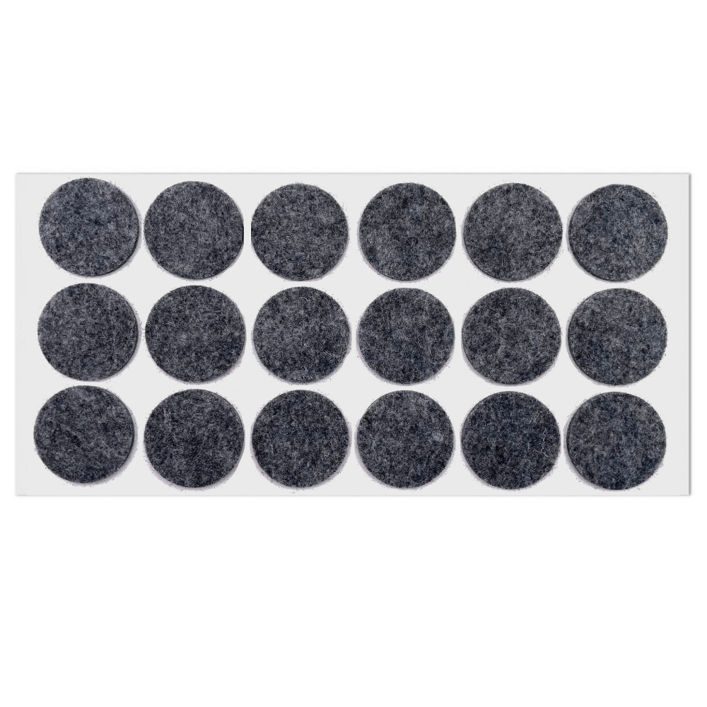 Self-Adhesive Felt Pad Ø35mm Grey