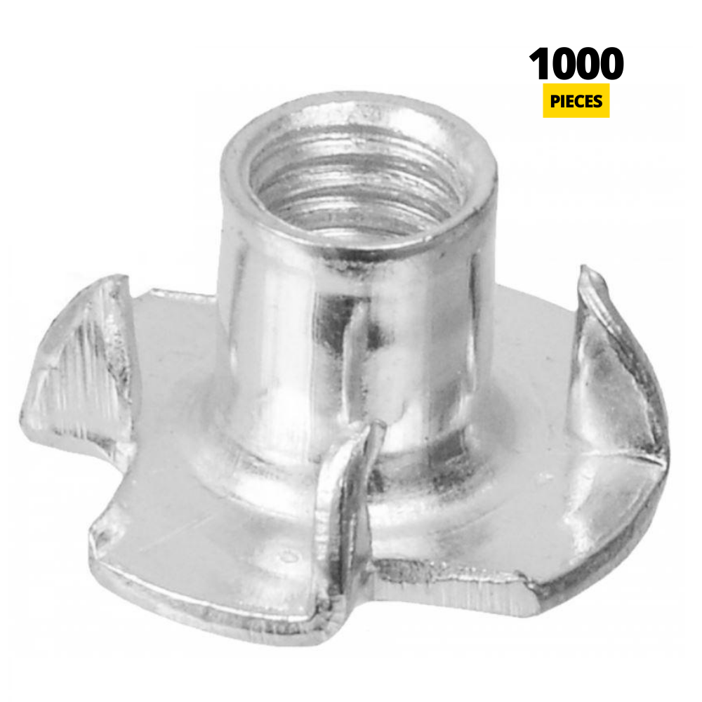T-nuts M8 - Zinc coated steel 1000 pcs