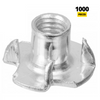 T-nuts M8 - Zinc coated steel 1000 pcs
