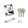 Furniture lock left/right 22x21mm