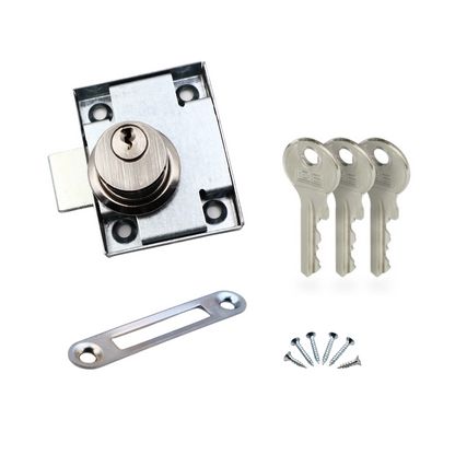 Furniture lock left/right 22x21mm