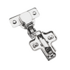 Soft-Close Hinge, H0 Mounting Plate with EURO Screws, Flush Doors