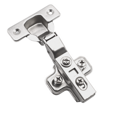 Soft-Close Hinge, H0 Mounting Plate with EURO Screws, Twin Doors