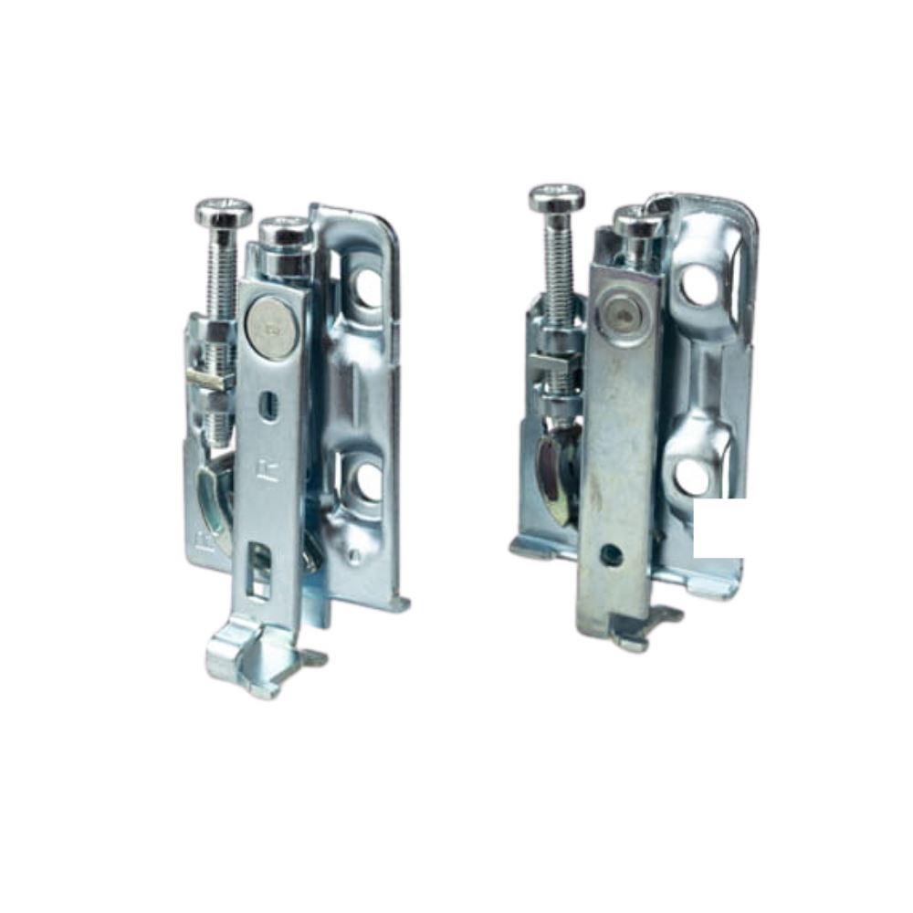 Adjustable cabinet bracket, L+R - 3D Premium - Brown NTP 