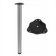 Adjustable Furniture Leg 820mm - Aluminium NTP Aluminum 