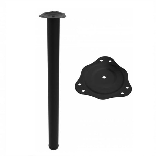 Adjustable Furniture Leg 820mm - Black NTP Black 